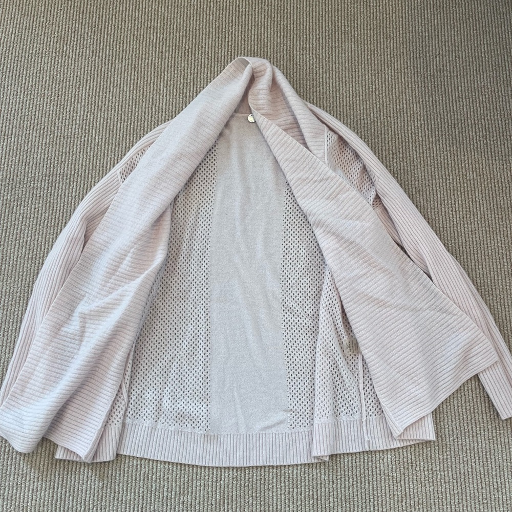 Margaret O'Leary Light Beige OpenCardigan - Picture 5 of 12